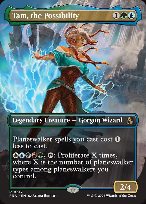 Tam, the Possibility (Borderless) (FRA 317) - Magic: The Gathering