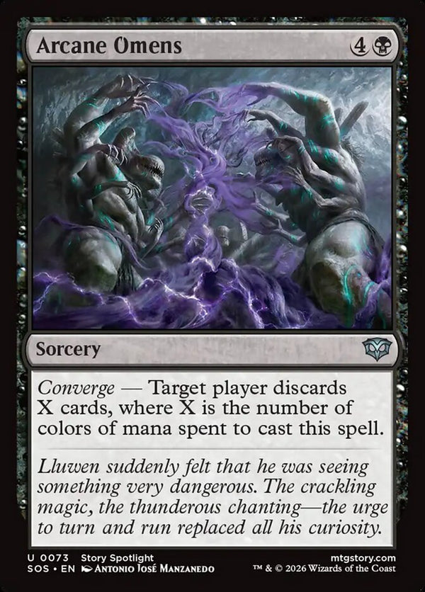 Arcane Omens (SOS 73) - Magic: The Gathering