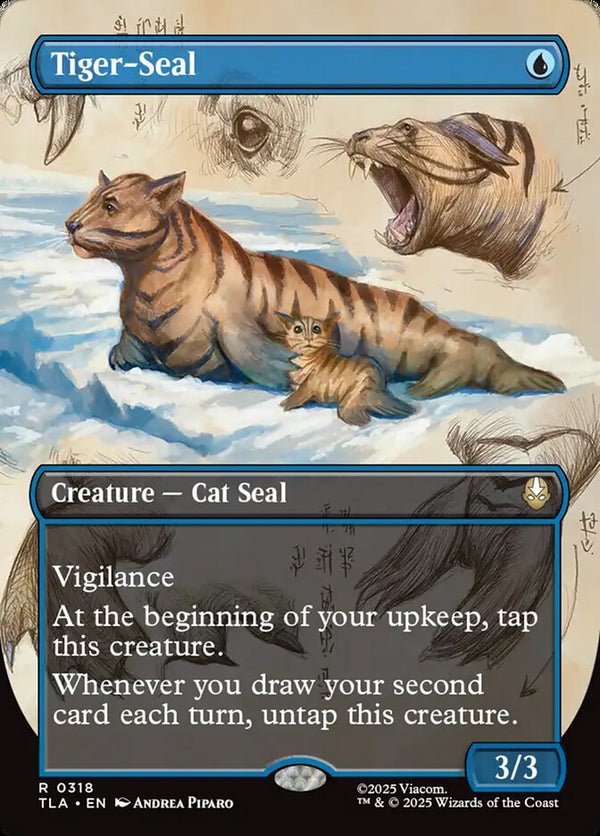 Tiger-Seal (Borderless) - Magic: The Gathering