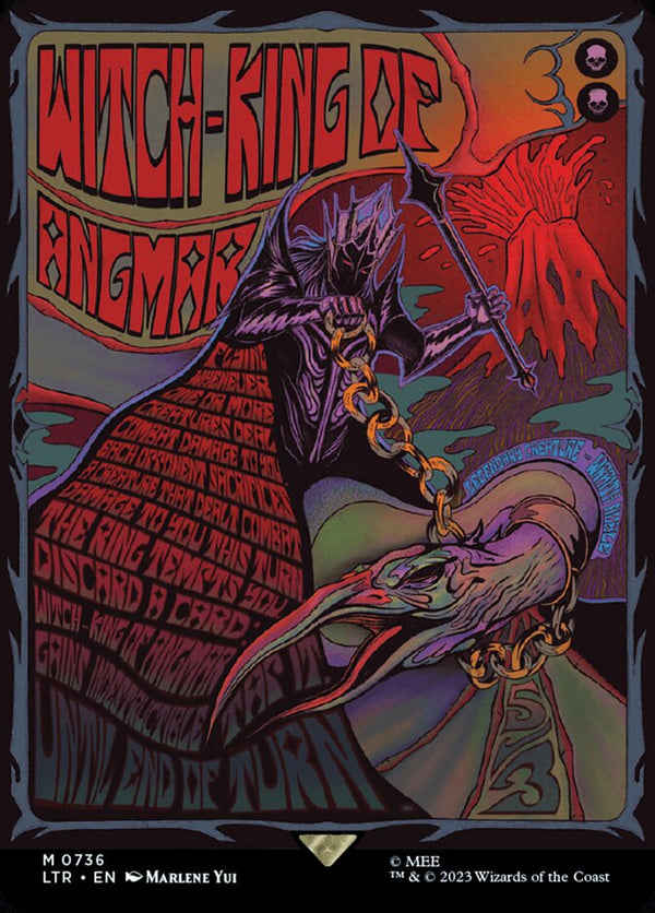 Witch-king of Angmar (Borderless Poster) - Magic: The Gathering