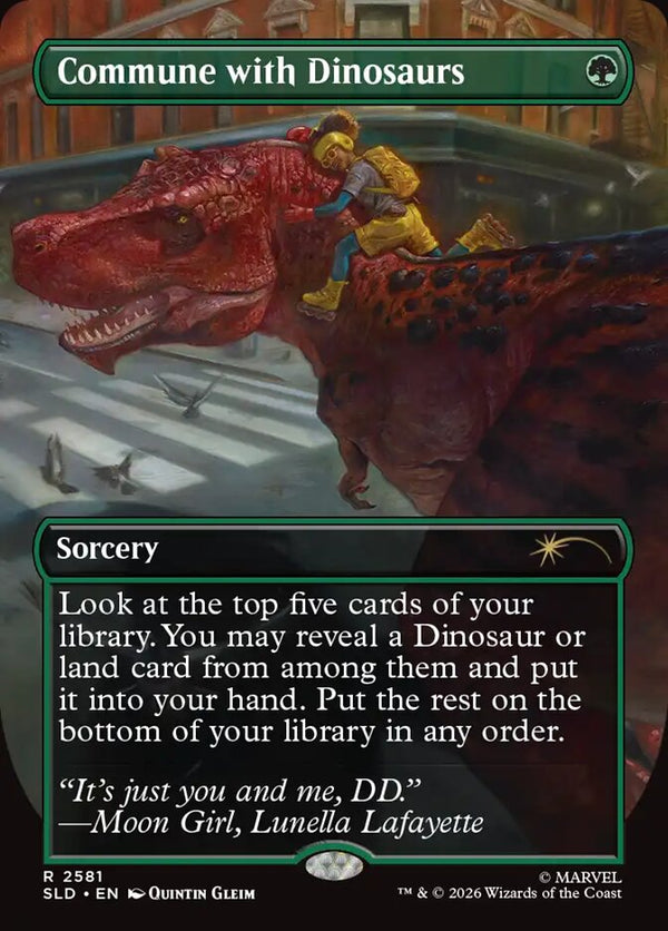 Commune with Dinosaurs - Magic: The Gathering