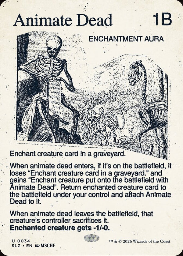 Animate Dead (0034) - Magic: The Gathering