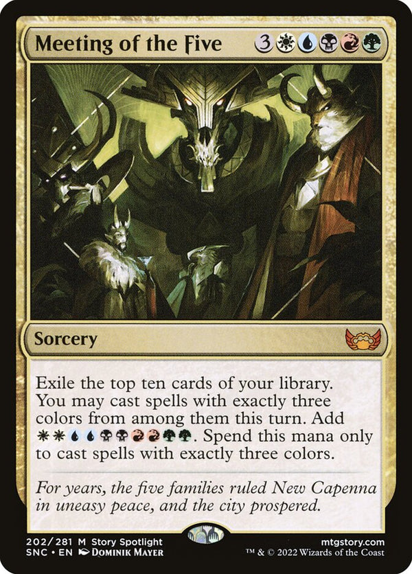Meeting of the Five - Magic: The Gathering