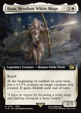 Rosa, Resolute White Mage (Extended Art) - Magic: The Gathering