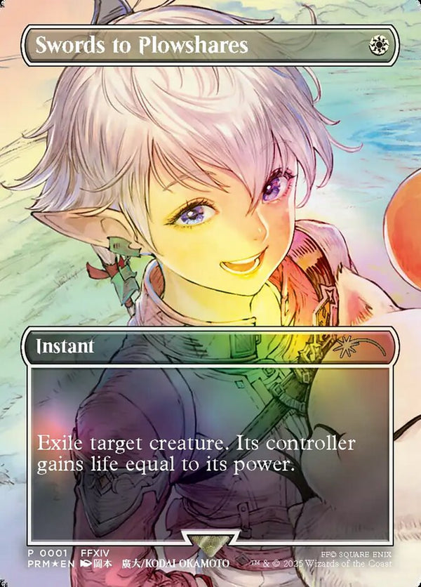 Swords to Plowshares (Borderless) - Magic: The Gathering