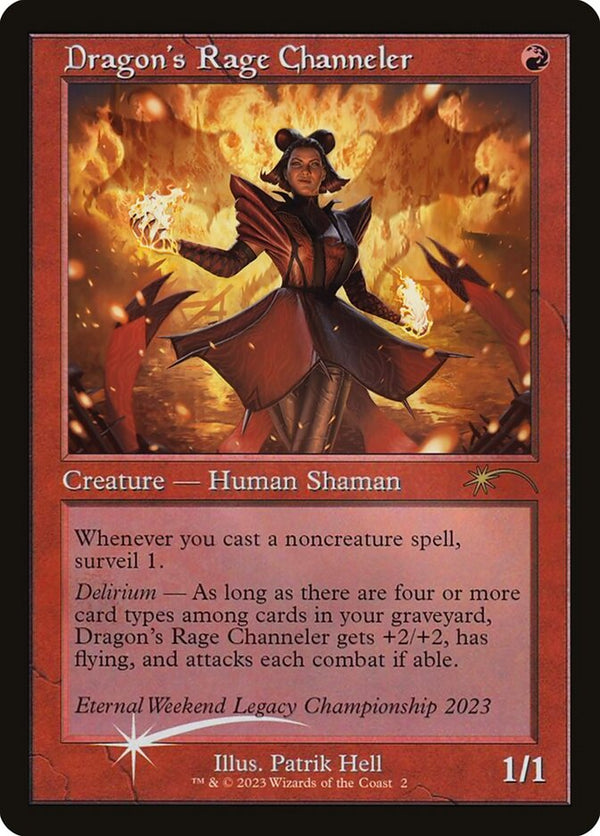 Dragon's Rage Channeler (Retro Frame) (Eternal Weekend 2023 Promo) - Magic: The Gathering