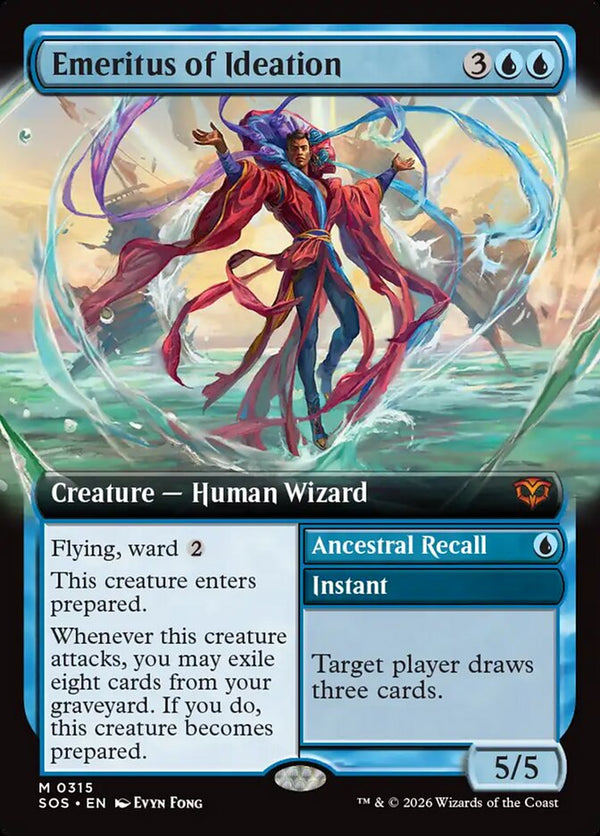 Emeritus of Ideation (Extended Art) (SOS 315) - Magic: The Gathering