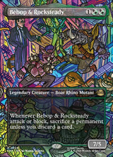 Bebop & Rocksteady (Borderless) - Magic: The Gathering