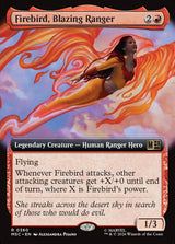 Firebird, Blazing Ranger (Extended Art) - Magic: The Gathering