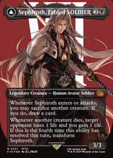 Sephiroth, Fabled SOLDIER (Borderless) (Surge Foil) - Magic: The Gathering