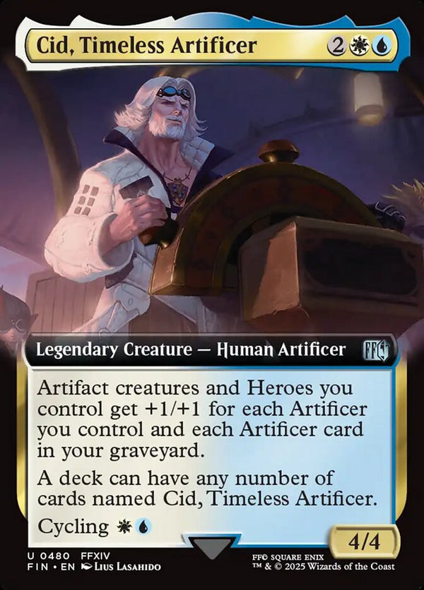 Cid, Timeless Artificer (Extended Art) - Magic: The Gathering