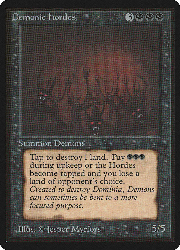 Demonic Hordes - Magic: The Gathering