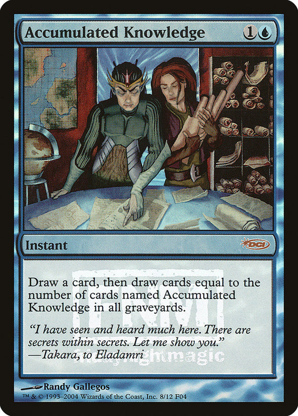 Accumulated Knowledge - Magic: The Gathering