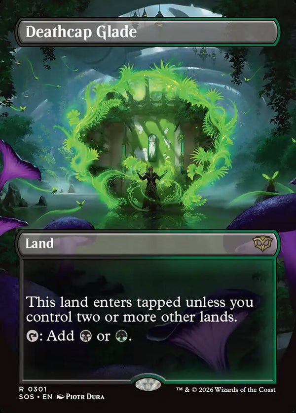 Deathcap Glade (Borderless) - Magic: The Gathering