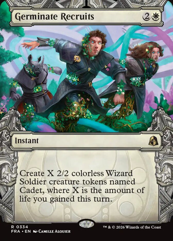 Germinate Recruits (Showcase) (FRA 334) - Magic: The Gathering
