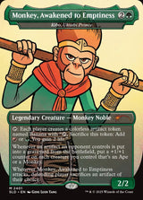 Monkey, Awakened to Emptiness - Kibo, Uktabi Prince - Magic: The Gathering