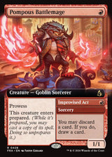 Pompous Battlemage (Extended Art) (FRA 428) - Magic: The Gathering