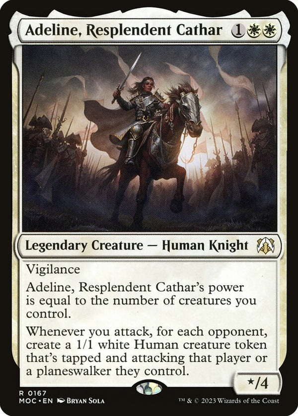 Adeline, Resplendent Cathar - Magic: The Gathering