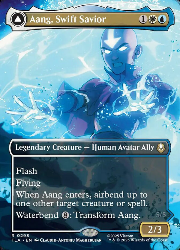 Aang, Swift Savior (0298) (Borderless) - Magic: The Gathering