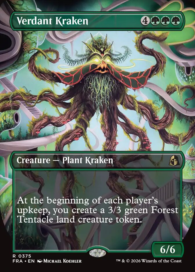 Verdant Kraken (Borderless)