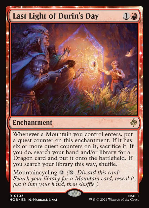 Last Light of Durin's Day - Magic: The Gathering