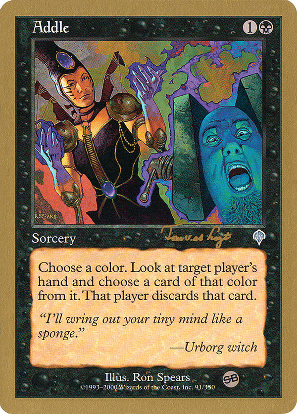 Addle - 2001 Tom van de Logt (INV) (SB) - Magic: The Gathering