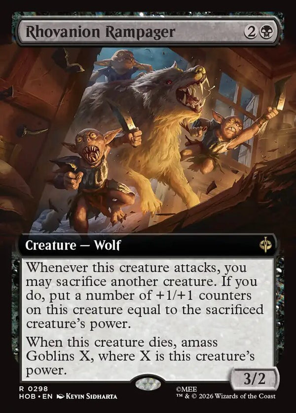 Rhovanion Rampager (Extended Art) (HOB 298) - Magic: The Gathering