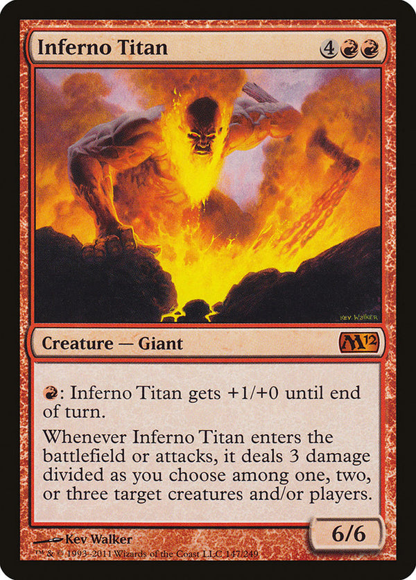 Inferno Titan - Magic: The Gathering