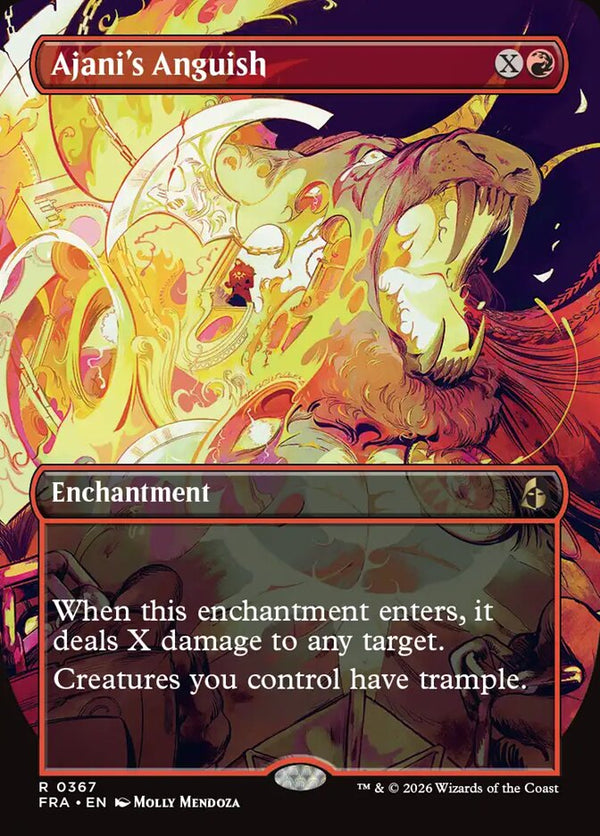 Ajani's Anguish (Borderless) (FRA 367) - Magic: The Gathering