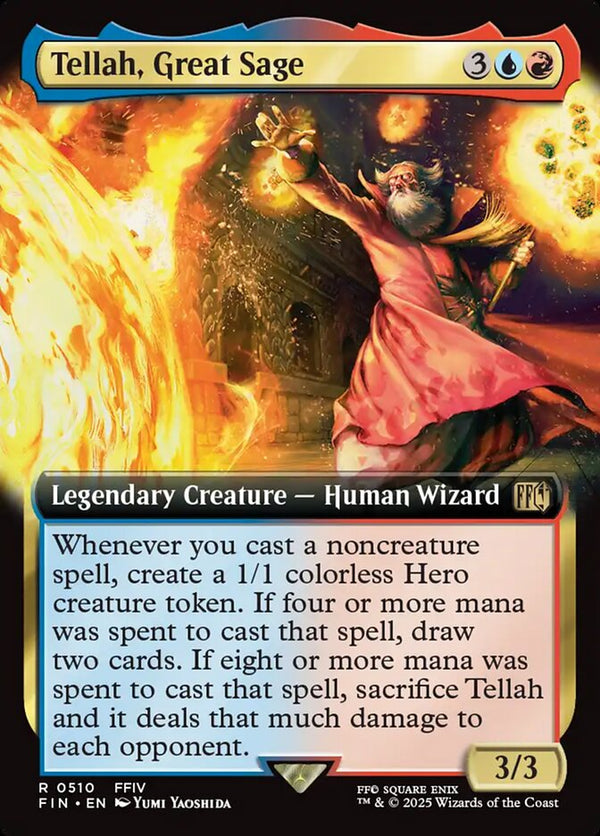 Tellah, Great Sage (Extended Art) - Magic: The Gathering