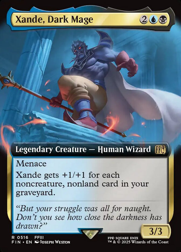 Xande, Dark Mage (Extended Art) - Magic: The Gathering