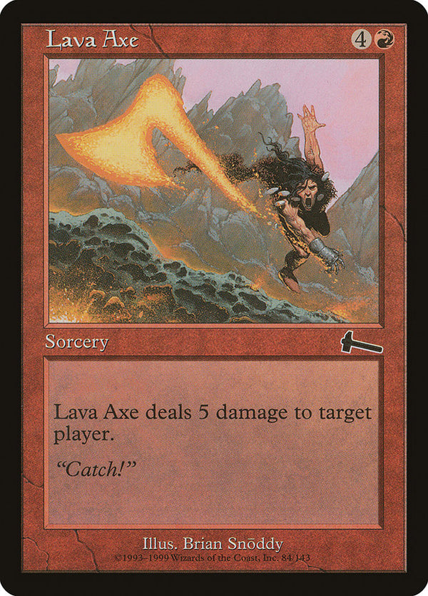 Lava Axe - Magic: The Gathering