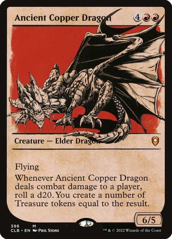 Ancient Copper Dragon (Showcase) - Magic: The Gathering