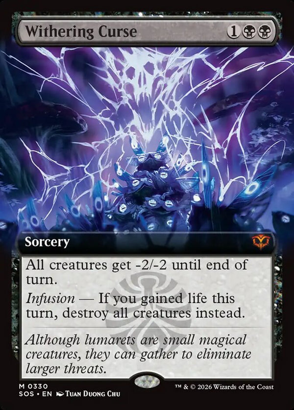 Withering Curse (Extended Art) - Magic: The Gathering