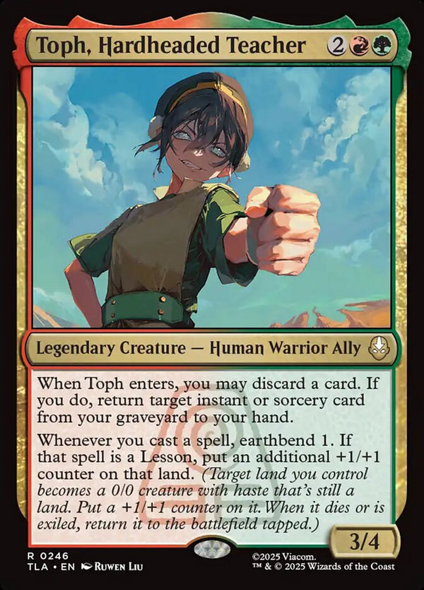 Toph, Hardheaded Teacher - Magic: The Gathering