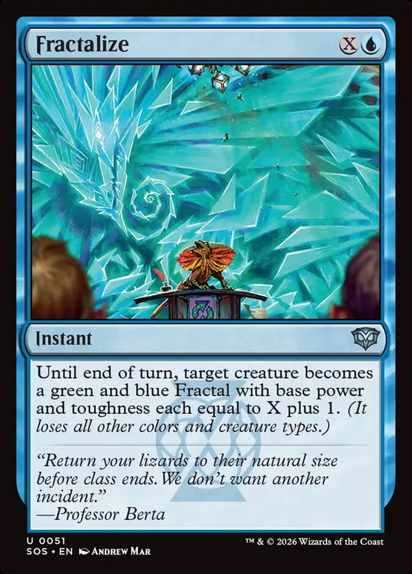 Fractalize (SOS 51) - Magic: The Gathering