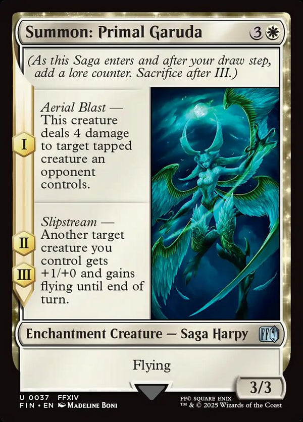 Summon: Primal Garuda - Magic: The Gathering