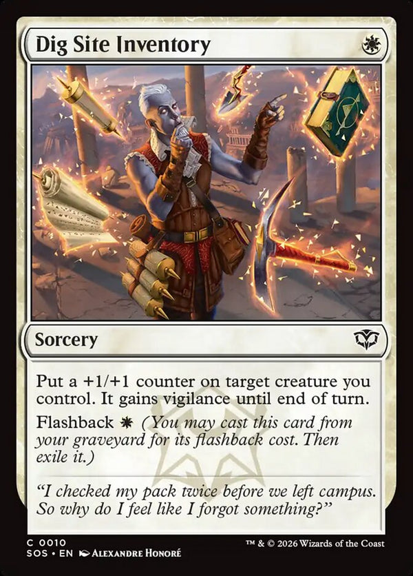 Dig Site Inventory - Magic: The Gathering