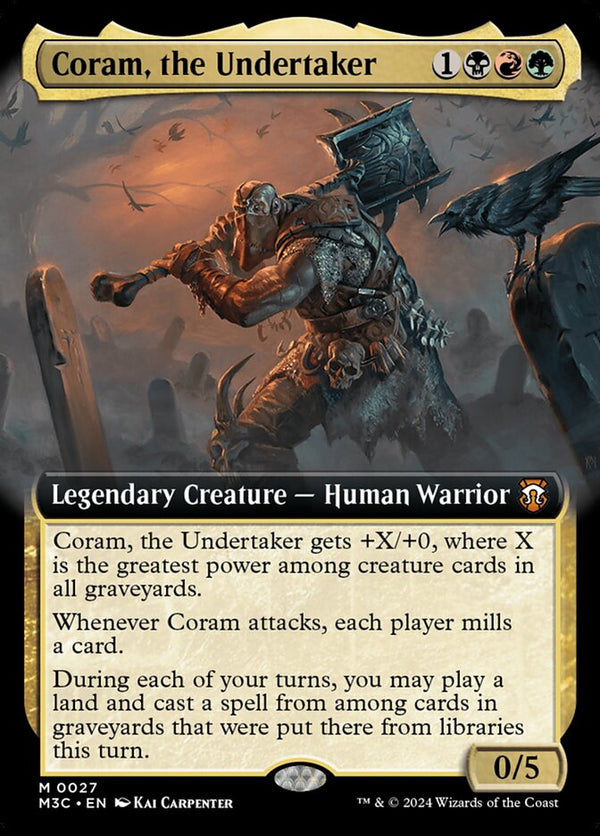 Coram, the Undertaker (Extended Art) - Magic: The Gathering