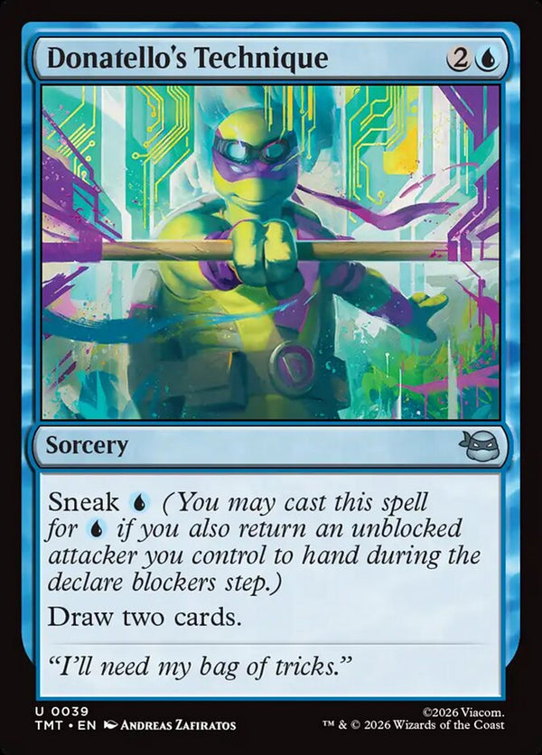 Donatello's Technique - Magic: The Gathering