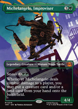 Michelangelo, Improviser (Borderless) - Magic: The Gathering