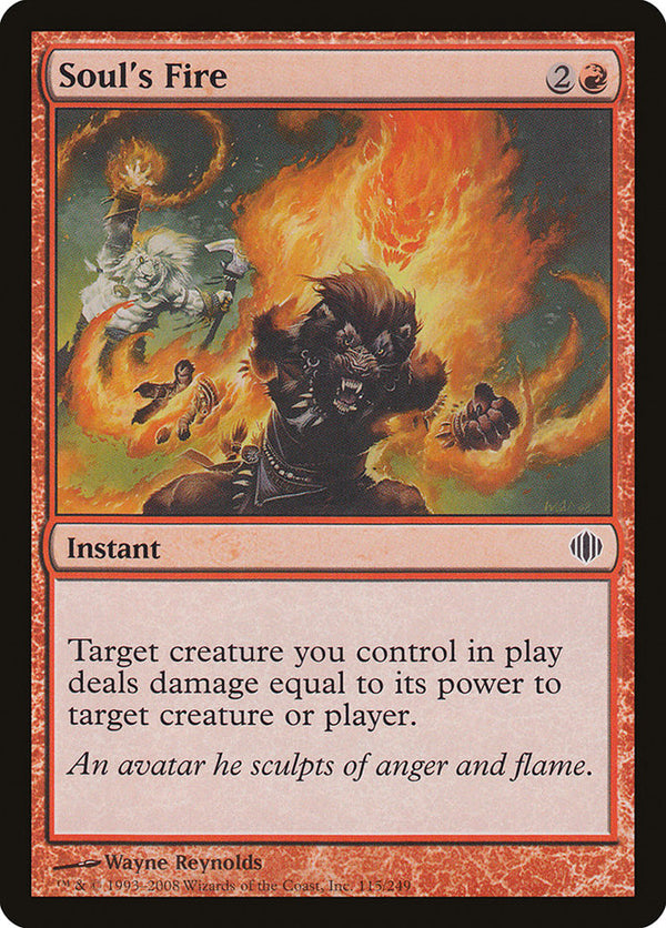 Soul's Fire - Magic: The Gathering