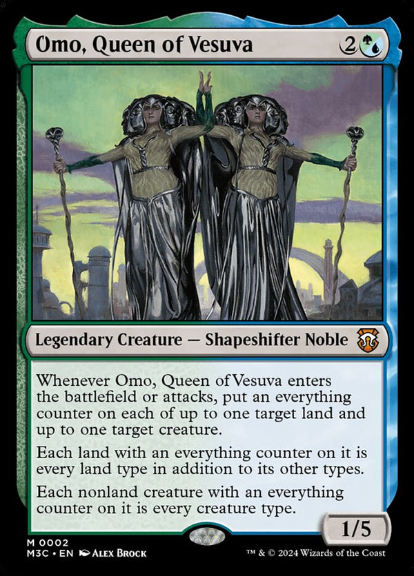 Omo, Queen of Vesuva - Magic: The Gathering
