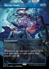 Rhystic Study (Anime Borderless) - Magic: The Gathering