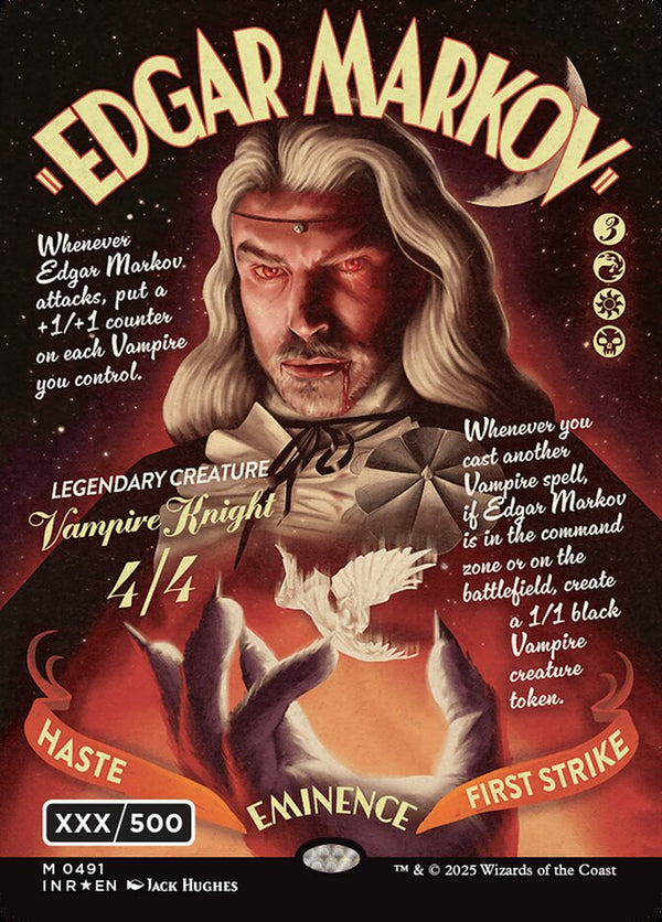 Edgar Markov (Showcase) (Serial Numbered) (Double Rainbow Foil) - Magic: The Gathering