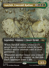 Aatchik, Emerald Radian (Borderless) - Magic: The Gathering