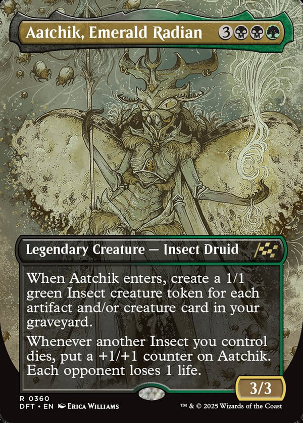 Aatchik, Emerald Radian (Borderless) - Magic: The Gathering