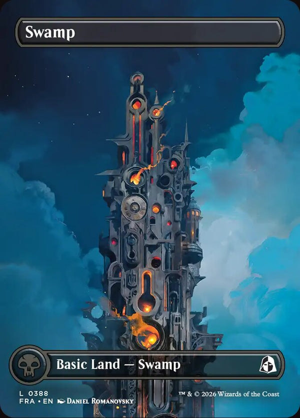 Swamp (Borderless) (0388) - Magic: The Gathering