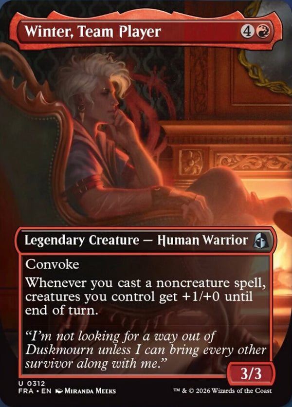 Winter, Team Player (Borderless) (FRA 312) - Magic: The Gathering