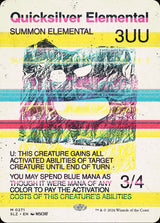 Quicksilver Elemental (0271) - Magic: The Gathering